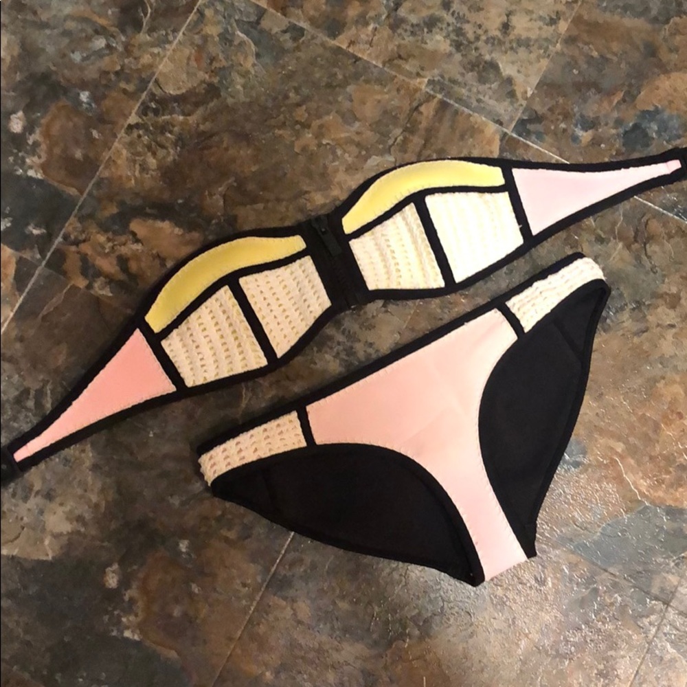 Triangl bandeau bikini with bag